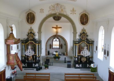 Rénovation de l'église à Tafers